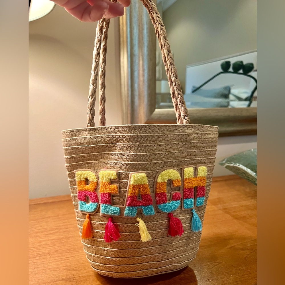 Beach Tote Bag for Young Girl